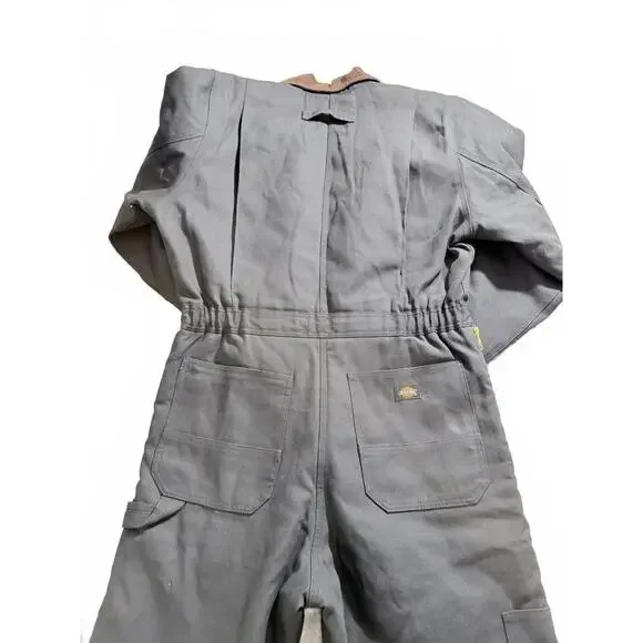 NWT Dickies Insulated Navy Work Coveralls with Quilted Lining - Size Small - Picture 2 of 9